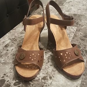 Brown sandals